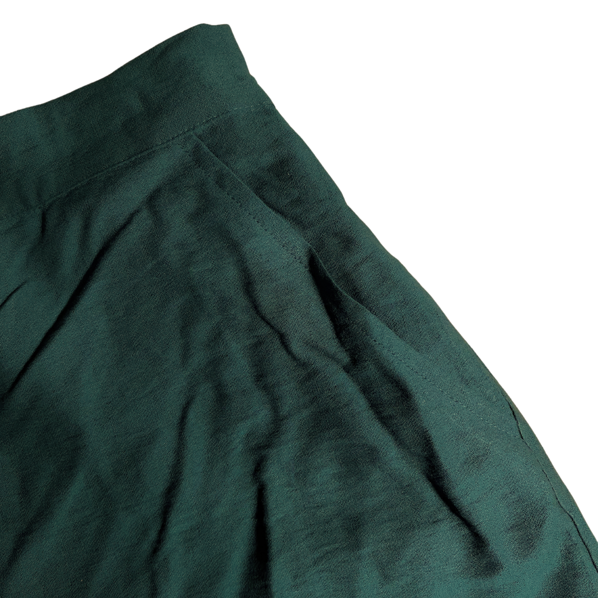 Olive Green Linen-Style Vest