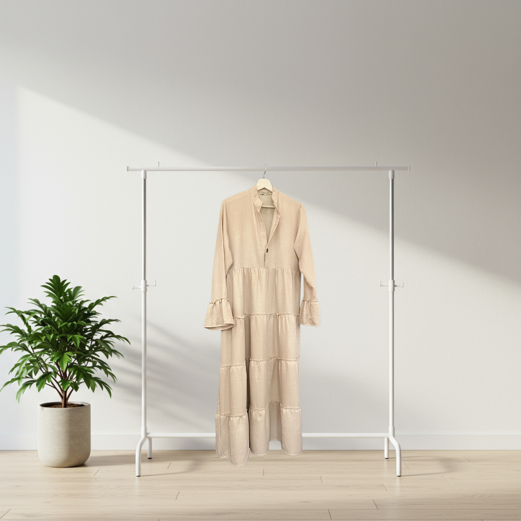 Linen-Style Summer Dress